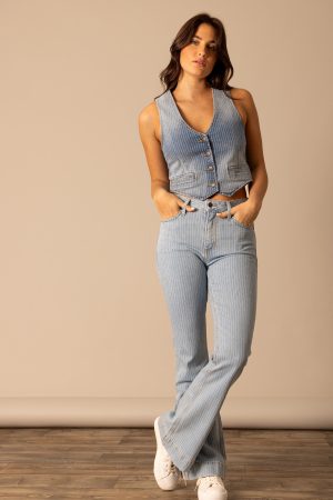 Candace Denim Vest