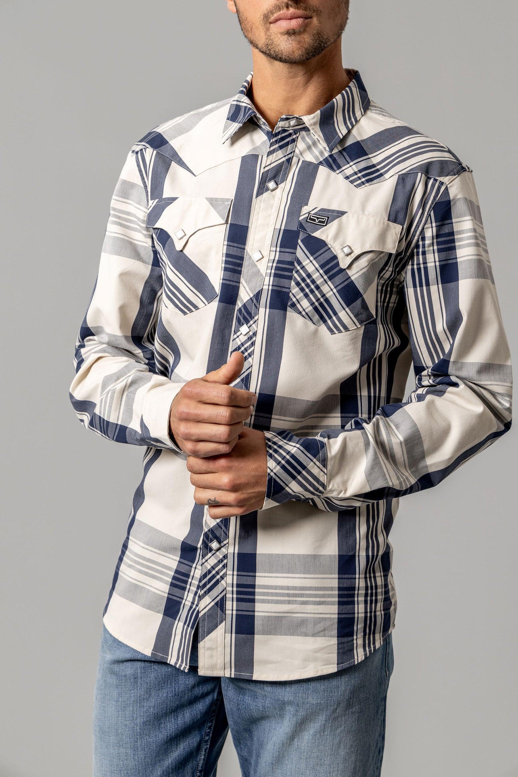 Double-R-Navy-Patterned-Button-Down-Shirt-With-Pockets-4.jpg