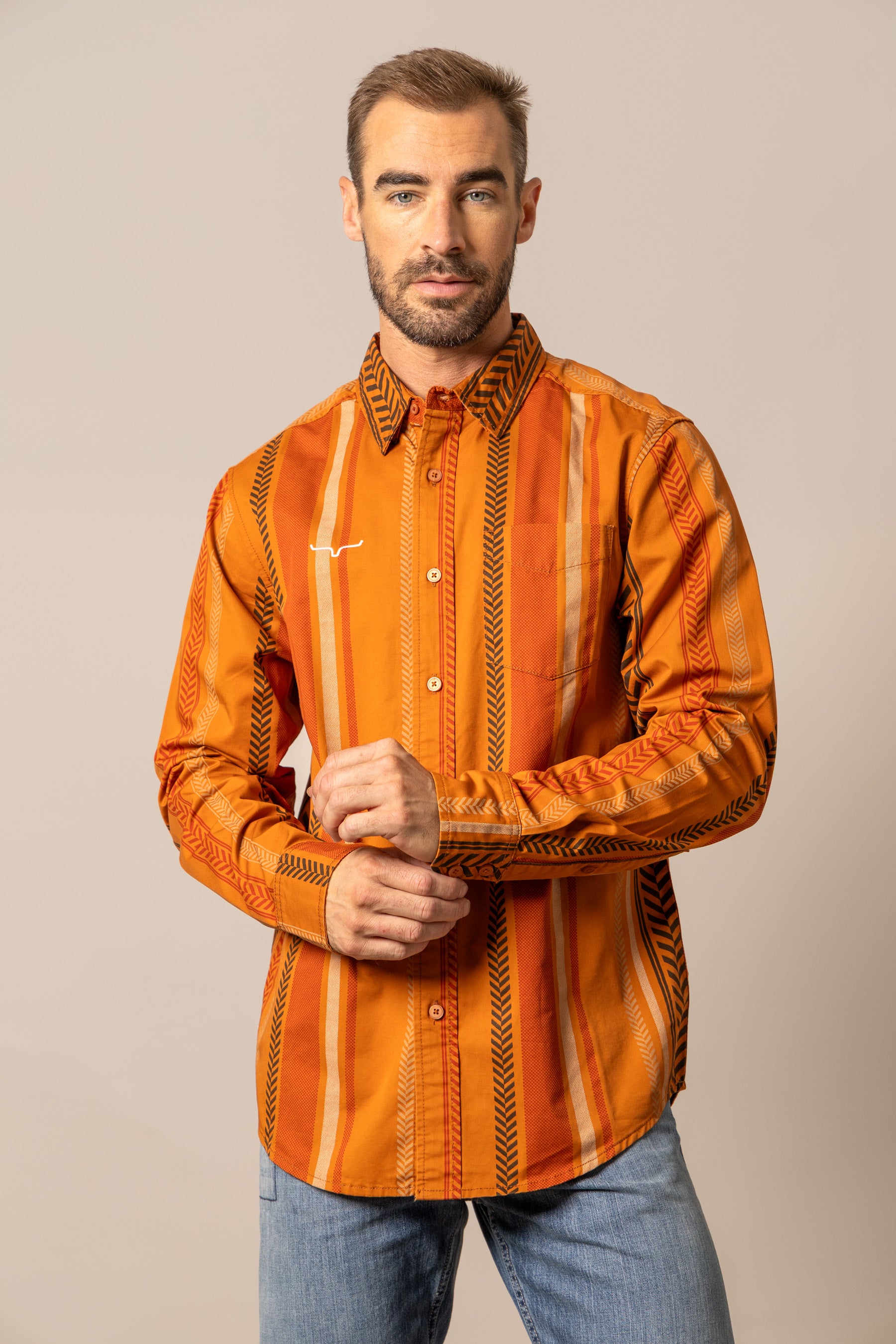 Double-Tap-Stripe-Burnt-Orange-Patterned-Dress-Shirt-2.jpg