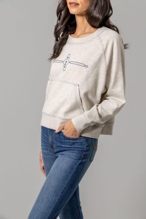 Gracie Cropped Crewneck