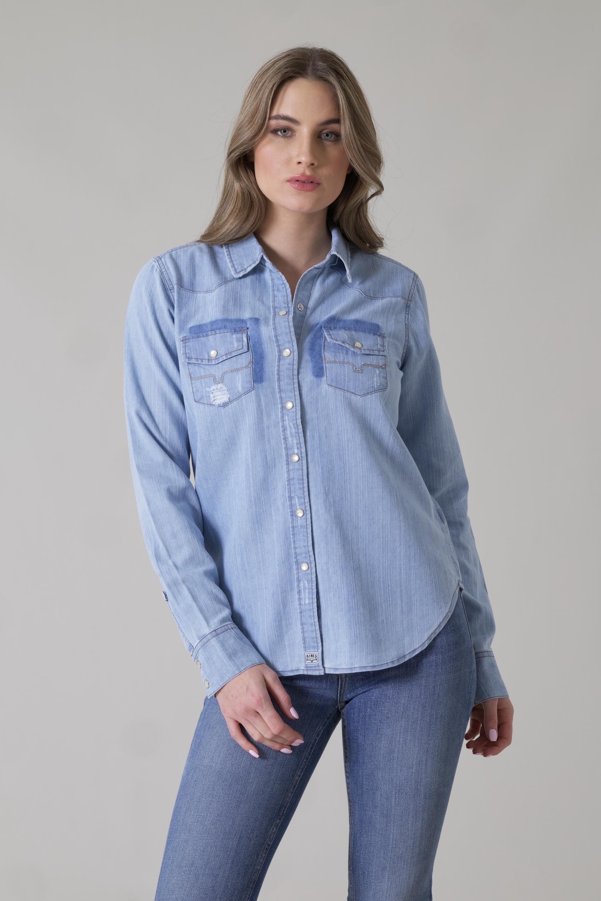 Kaycee-Denim-Destroy-Wash-Denim-Dress-Shirt-Womens-1.jpg