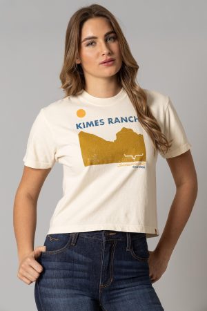 Ladies Scenery Crop Tee