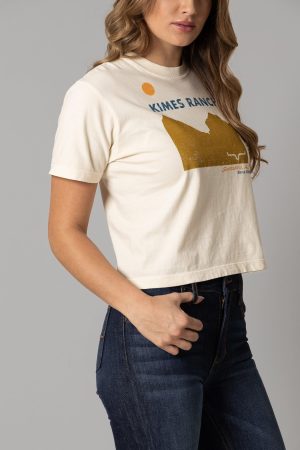 Ladies Scenery Crop Tee