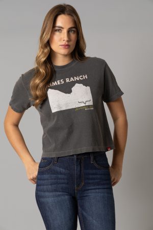 Ladies Scenery Crop Tee