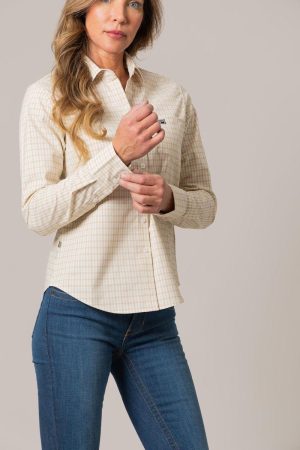 Ladies Tucco Mini Check Top