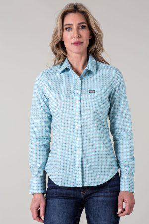 Ladies Tucco Mini Check Top