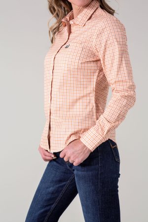 Ladies Tucco Mini Check Top